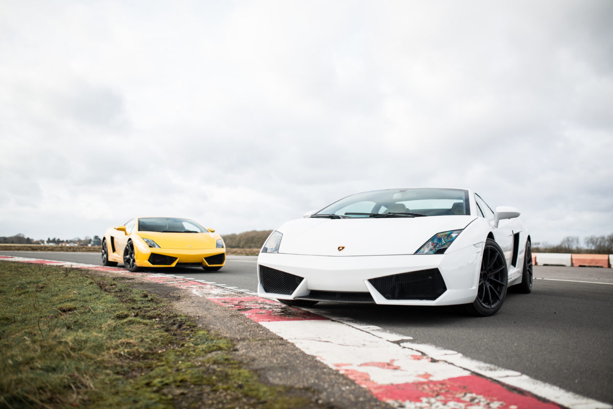Two Lamborghini Gallardos